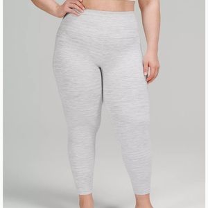 lululemon Align™ High-Rise Pant 25" - Heather White
